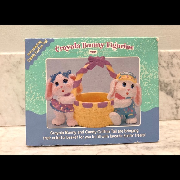 1991 Easter Crayola Bunny Figurine - Picture 2 of 7